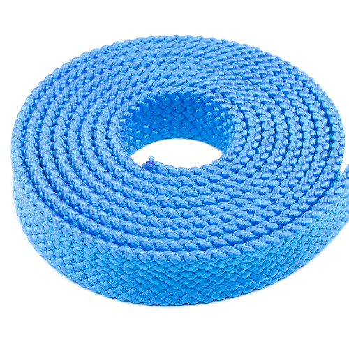 PolyPro 1in Flat Braid Rope - Pacific Blue