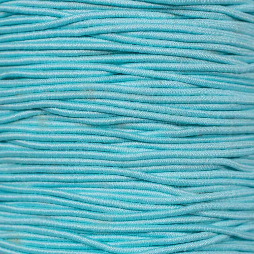 Elastic Cord – 2mm (1/16) Round Stretch Cord – Blue Charcoal Color – 30  150 Ft – La Gloria Reserva Forestal