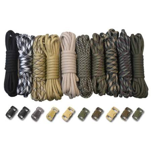 Paracord & Buckles Combo Kit - Survival