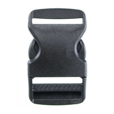 Flat Black Plastic Side-Release Buckle - 1.5in