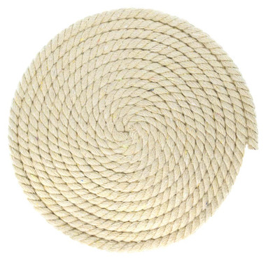Camel Looped Rope 1/4 Inch Twisted Cotton Rope - Camel | Outdoor Bunker