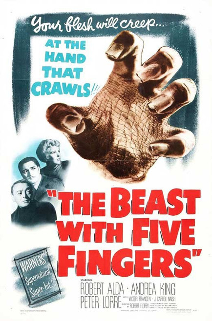 The Beast With Five Fingers (1946) - Peter Lorre Colorized