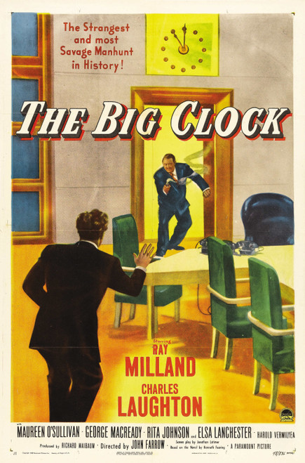 The Big Clock (1948) - Ray Milland Colorized