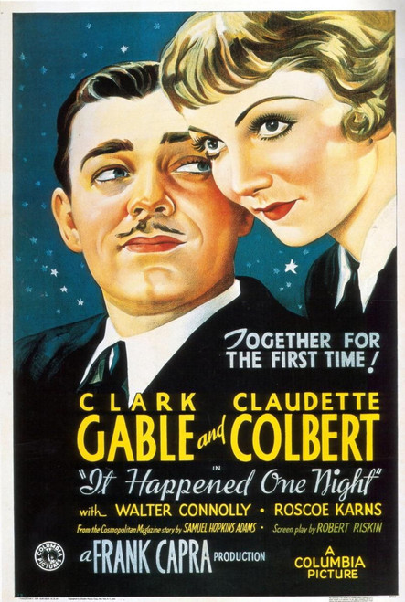 It Happened One Night (1934) - Clark Gable Colorized