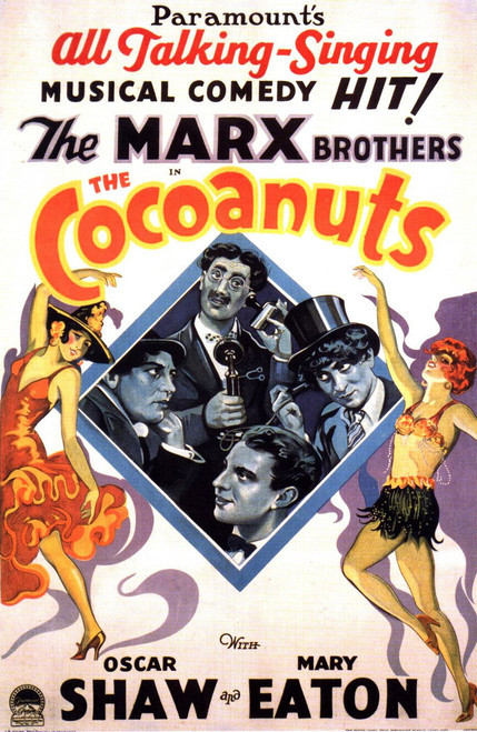 The Cocoanuts (1929) - Marx Brothers Colorized