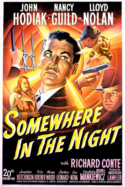 Somewhere In The Night (1946) - John Hodiak Colorized