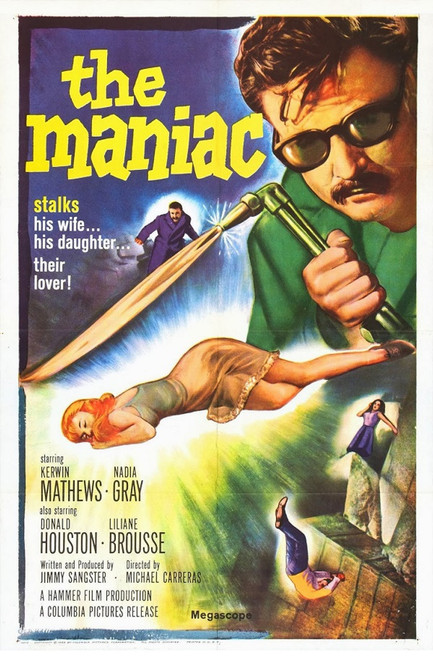 Maniac (1963) - Kerwin Mathews Colorized