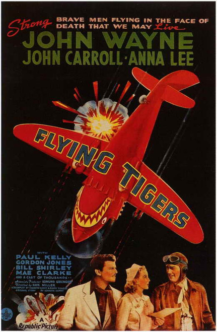 Flying Tigers (1942) - John Wayne Colorized