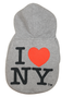 I Love NY Dog Hoodie Official