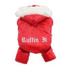 Doggie Design Ruffin It Red Snowsuit 