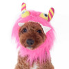 Dogo Pink Furry Monster Hat 