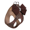  Susan Lanci Chocolate Glen Houndstooth Nouveau Bow Step In 