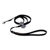  Susan Lanci Black & White Houndstooth Nouveau Bow Leash 