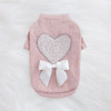  Hello Doggie Pearl Heart Sweater  