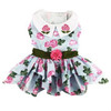 Doggie Design Pink Rose Harness Dress with Matching Leash 