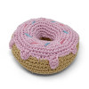 Crochet Pink Donut  Toy