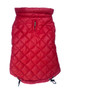 the dog squad Dog Squad Red Coco Puffer Diamond Quilted Coat 