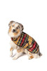 Chilly Dog Tan Tartan Plaid Wool Blanket Dog Coat 