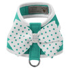  Susan Lanci Bimini Polka Dot Nouveau Bow Tinkie Harness w/Aurora Borealis & White Trim 