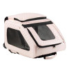 Petote RIO Pink Quilted Rolling Carrier 3 in 1 carrier! Airline Approved Carrier, Back Pack, and Car Seat!! from PETOTE® 