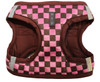  NYD Pink/Brown Checkerboard Step In Harness 