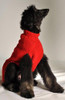 Chilly Dog Red Cable Knit Wool Sweater 