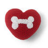Dogo Crochet Bone Heart Toy 