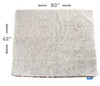 Paw Brands PupProtector™ Cool Comfort Waterproof Throw Blanket -Gray 