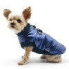 Dogo Metallic Blue Runner Coat with Built In Harness-FINAL SALE 