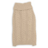 Dogo Beige Cable Turtleneck Sweater 