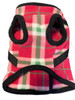  NYD Double Fleece Jacket Harness-Red Plaid 