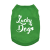 Lucky Dog Dog Shirt - Emerald Green