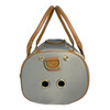 MERÏKH Small Nylon/Vegan Leather Beige Pet Carrier