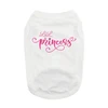 Lil Princess Cotton Dog Shirt - White-FINAL SALE