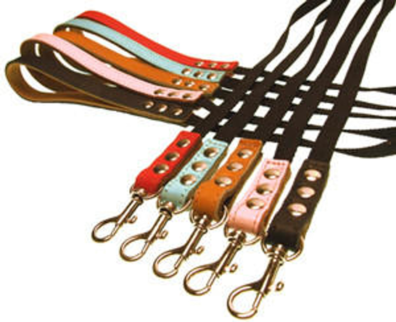 Buddy Belt Accent Leather & Nylon Leash - The New York Dog Shop