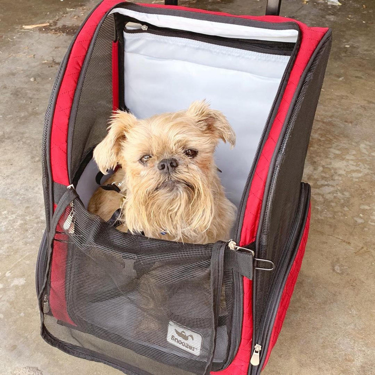 ピンク・ブルー スヌーザー ペットキャリーバッグ 4-in-1 Pet Carrier