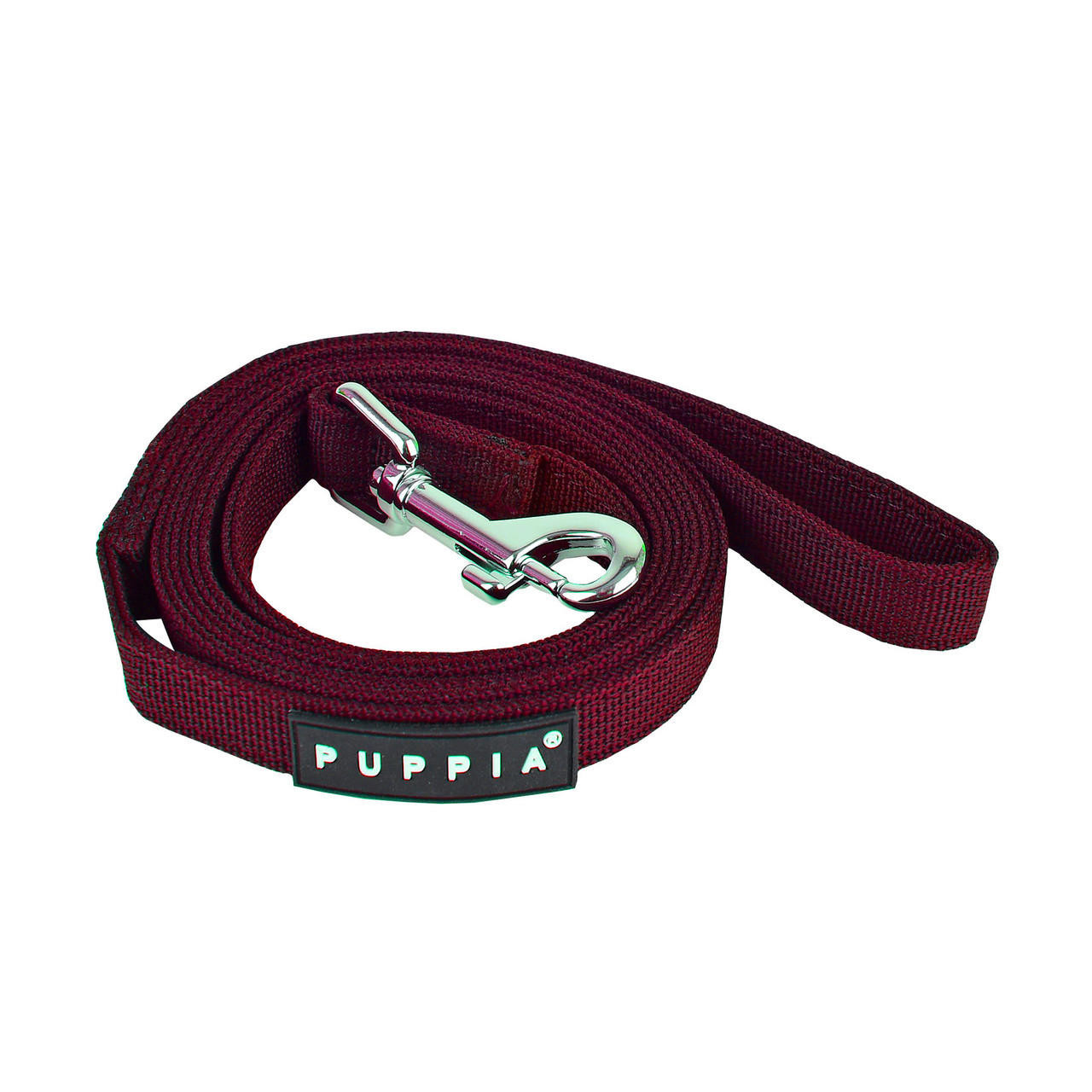 Puppia Evon Hundeleine, Pink, Größe M – Weiches Baumwollgewebe, Waschbar