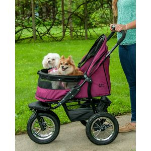 no zip double pet stroller