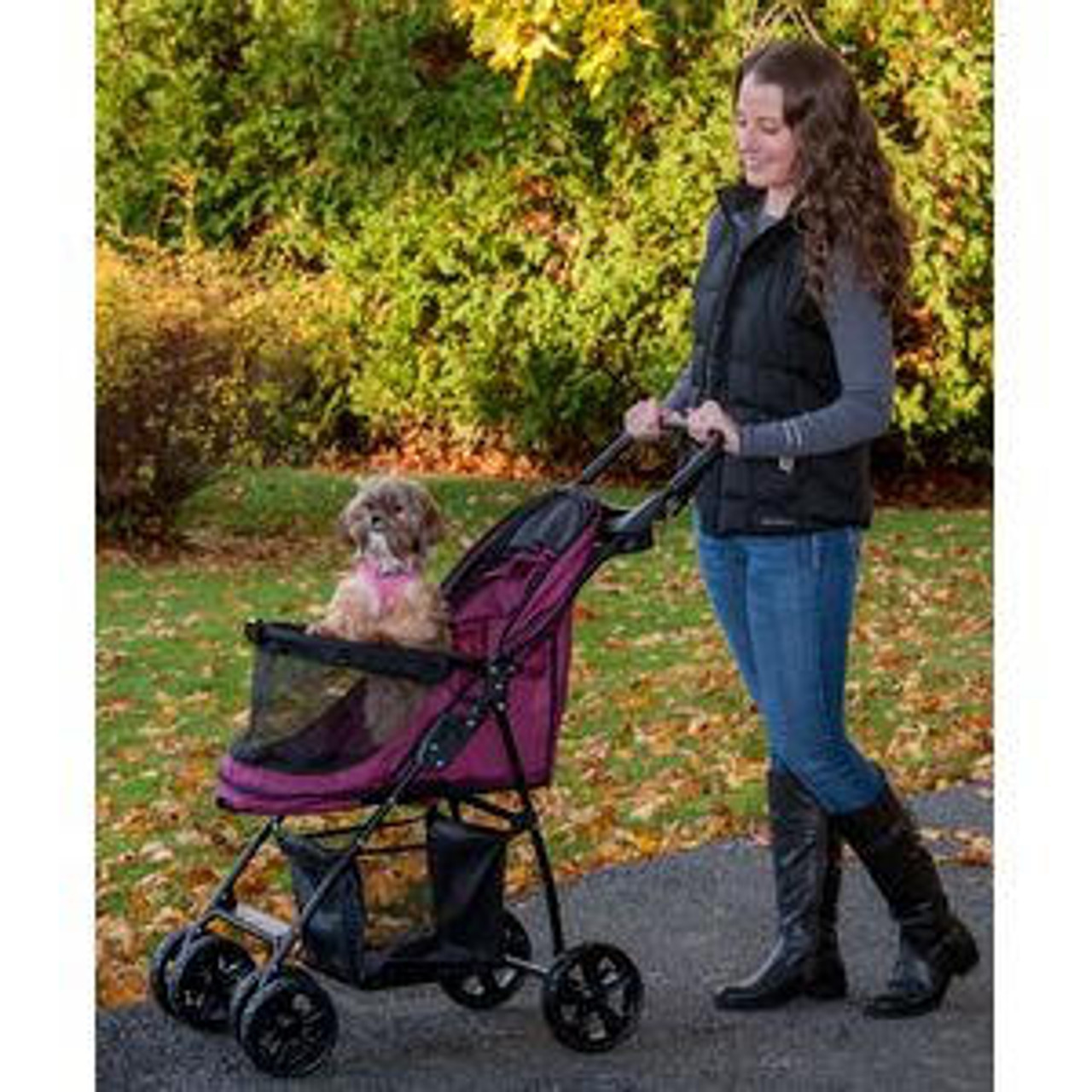 Pet Gear Happy Trails Lite NO-ZIP Pet Stroller 