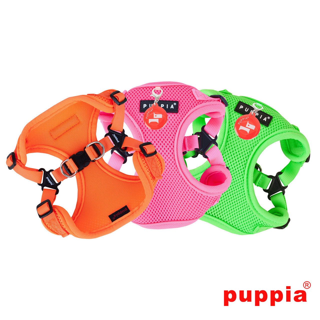 neon dog harness