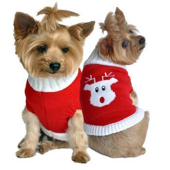 Doggie Design Cotton Rudolph Sweater  