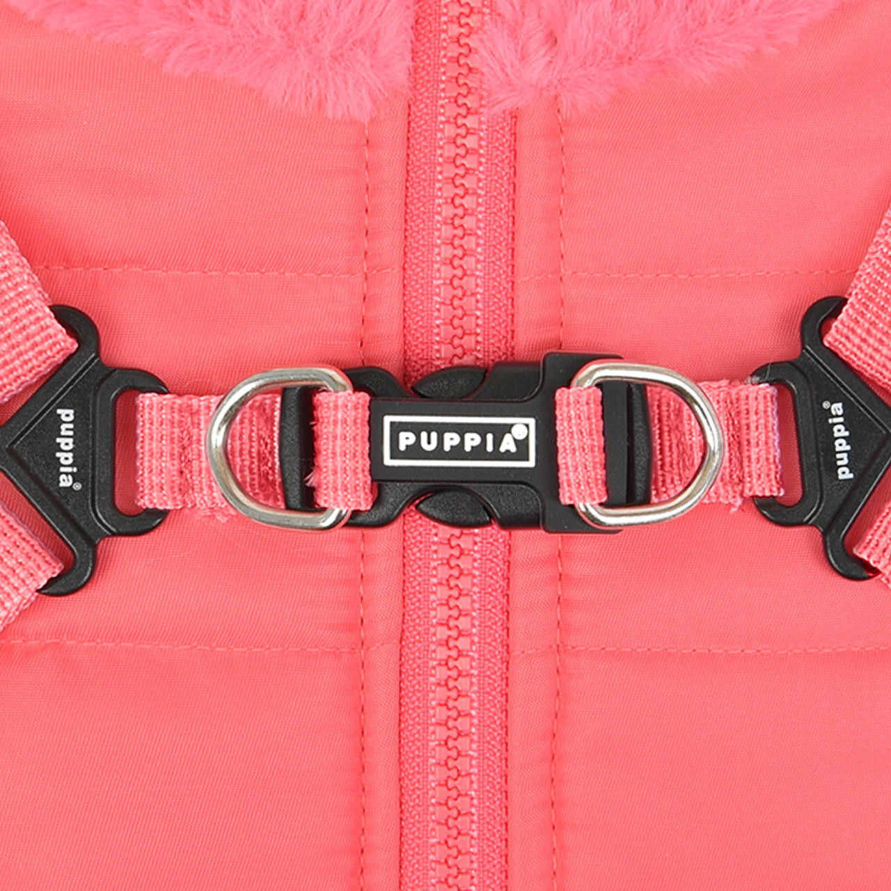 Puppia/Pinkaholic Puppia Donavan Coat with built in harness 