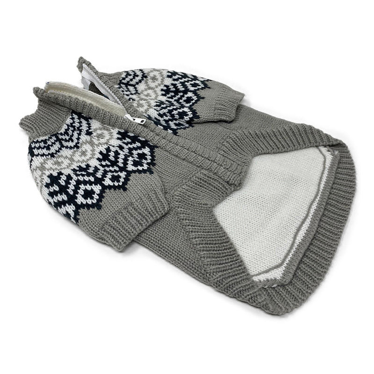 Dogo Icelandic Zip Front Sweater 