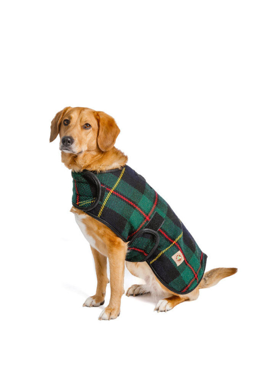 the worthy dog plaid sherpa lined dog alpine jacket