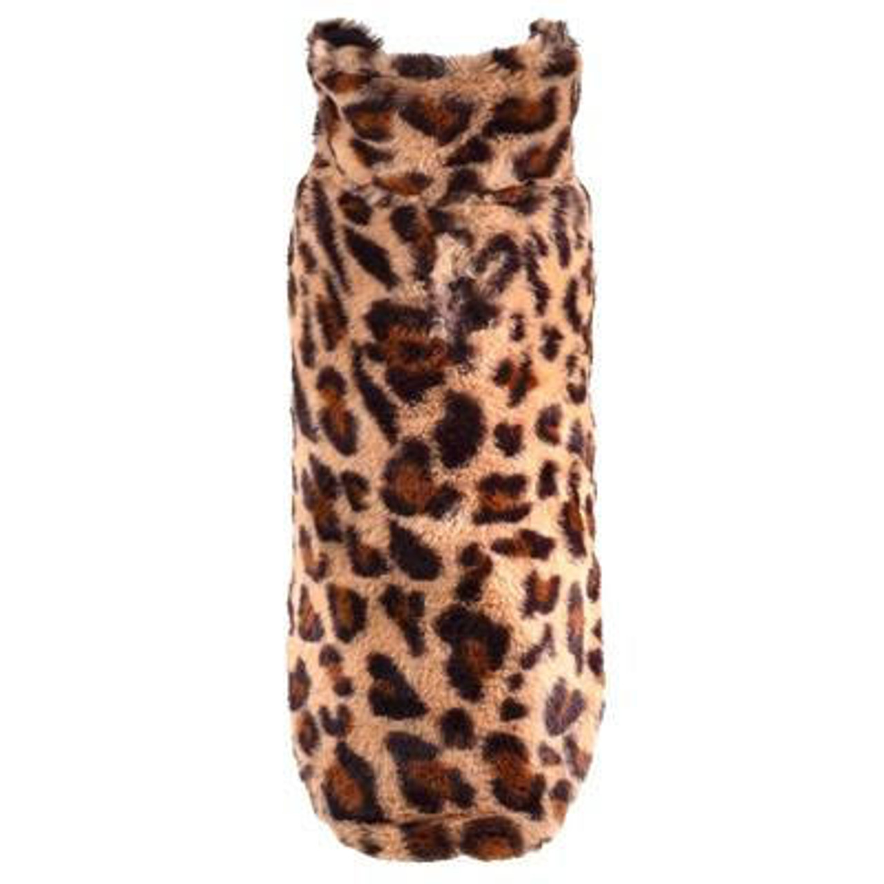 The Worthy Dog Leopard Faux Fur Coat 