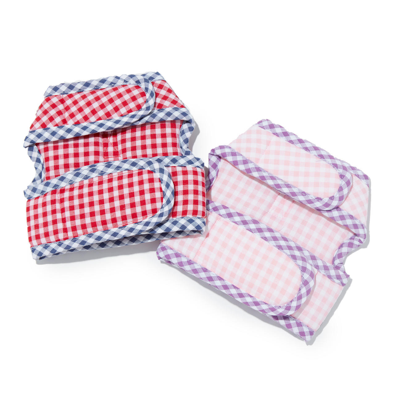 NYD Two Toned Gingham No Buckle Wrap Harness