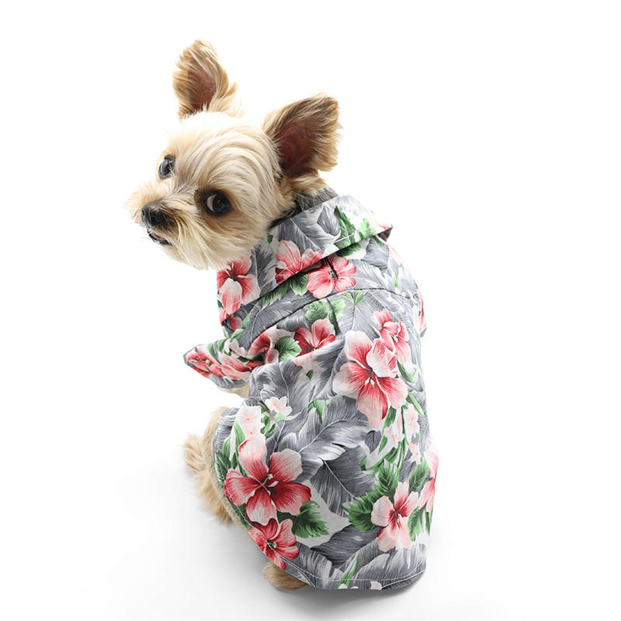 Dogo Tropical Floral Shirt Gray