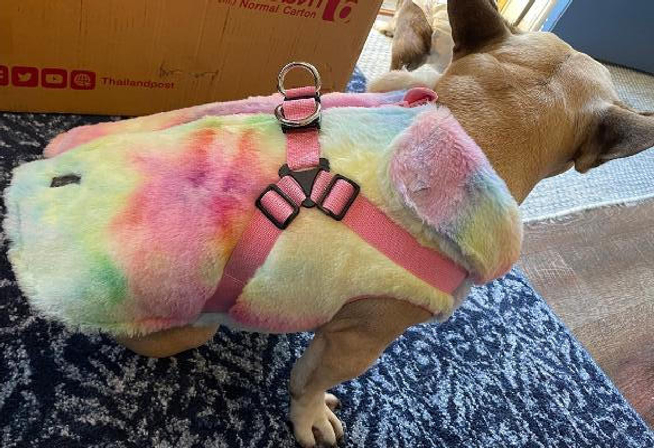 NYD Tie-Dye Plush Step In Jacket Harness