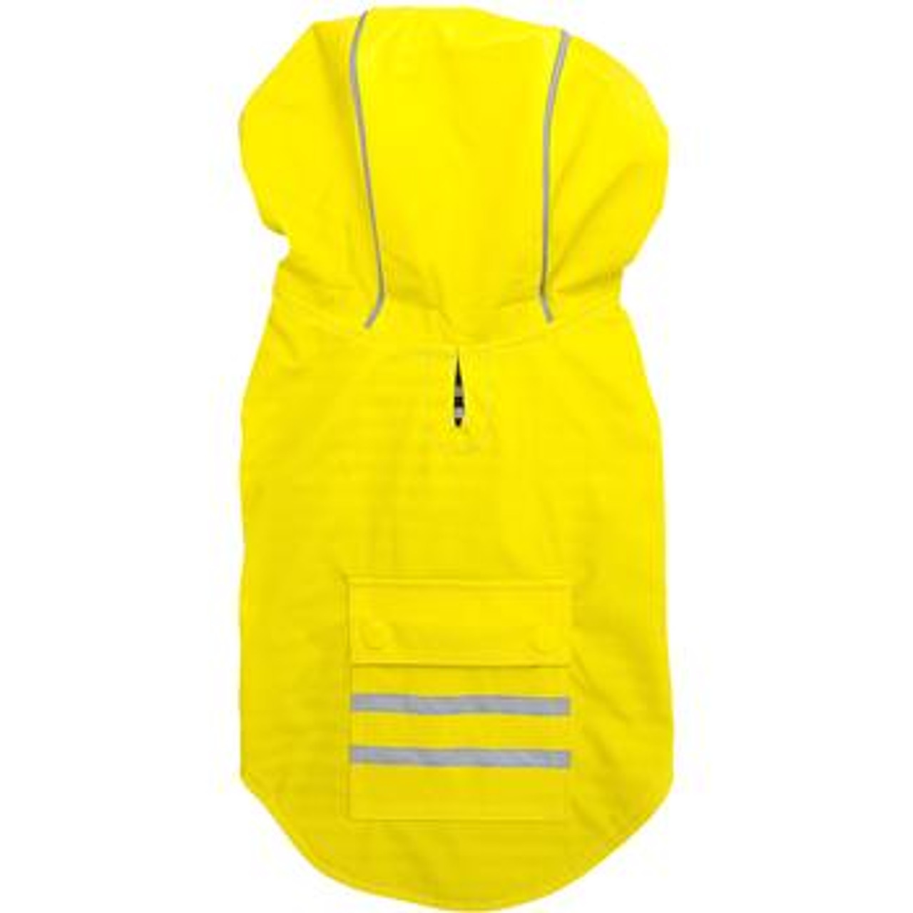 Yellow raincoat hot sale with striped lining