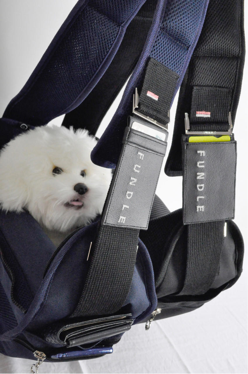 Fundle NEW 3D Air Mesh Fundle Pet-Sling with detachable card wallet 